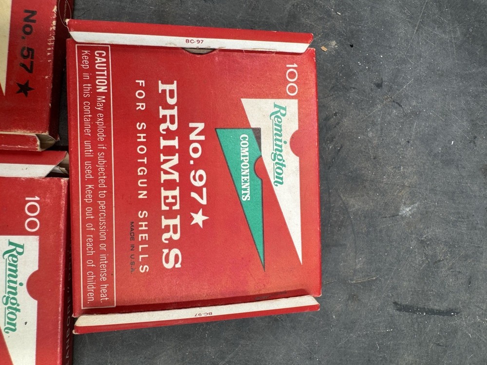 Vintage Remington Primers Empty Boxes Components No.97 Kleanbore