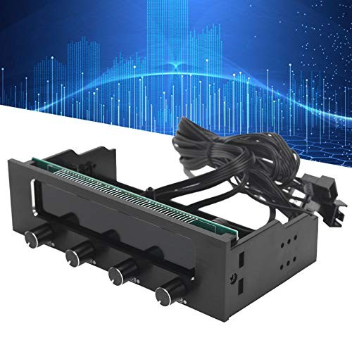 4 Fans Computer Fan Controller, 6041 4 Channel CPU Temperature Sensor PC