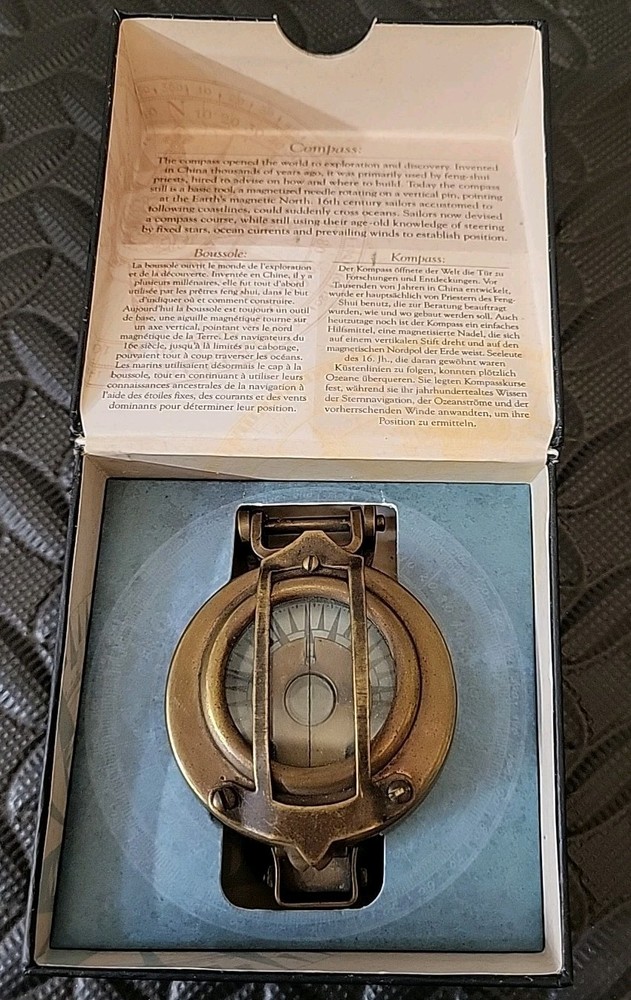 Authentic Models WWII Compass with Box
