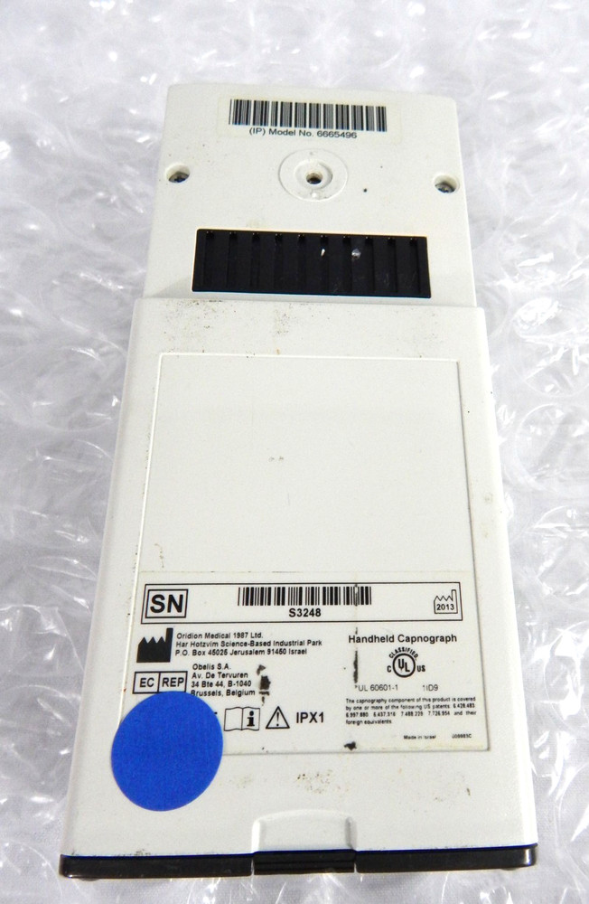 ORIDION MICROCAP HANDHELD CAPNOGRAPH S/N 248