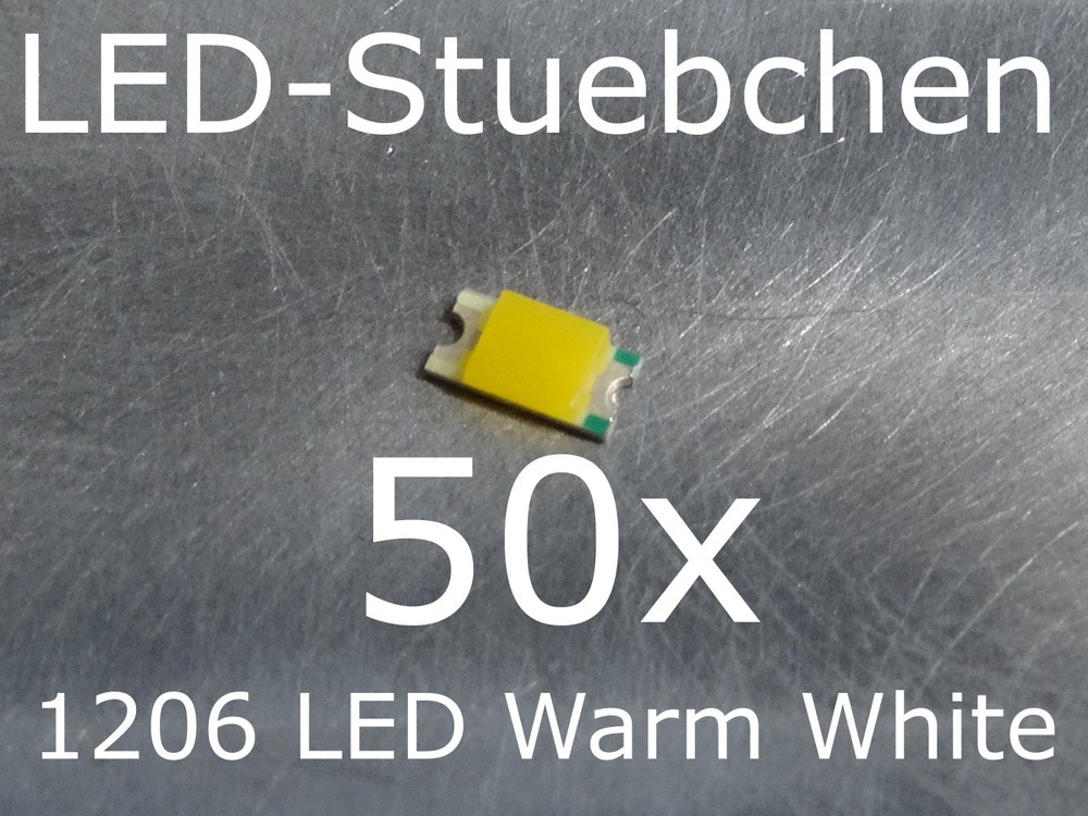 50x 1206 LED Warm White