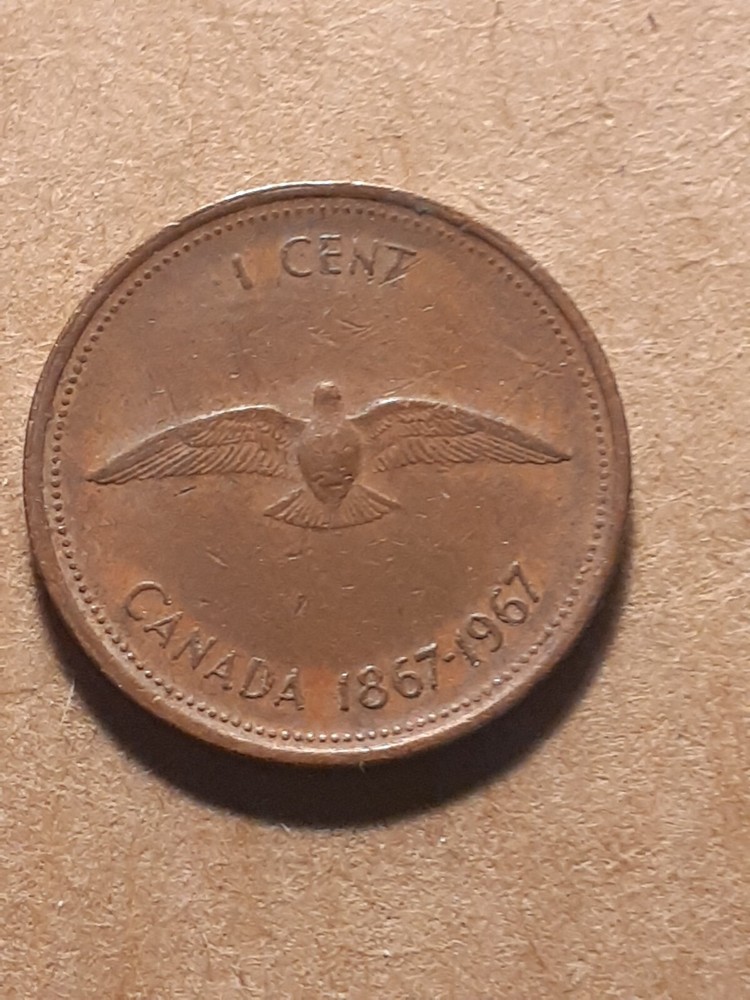 1967 ONE CENT CANADA CENTENNIAL