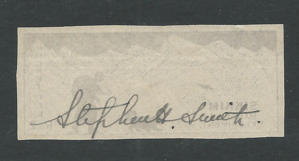 1935 Sikkim INDIA Rs. 2 ROCKET FEE stamp - 14A1- signed Smith