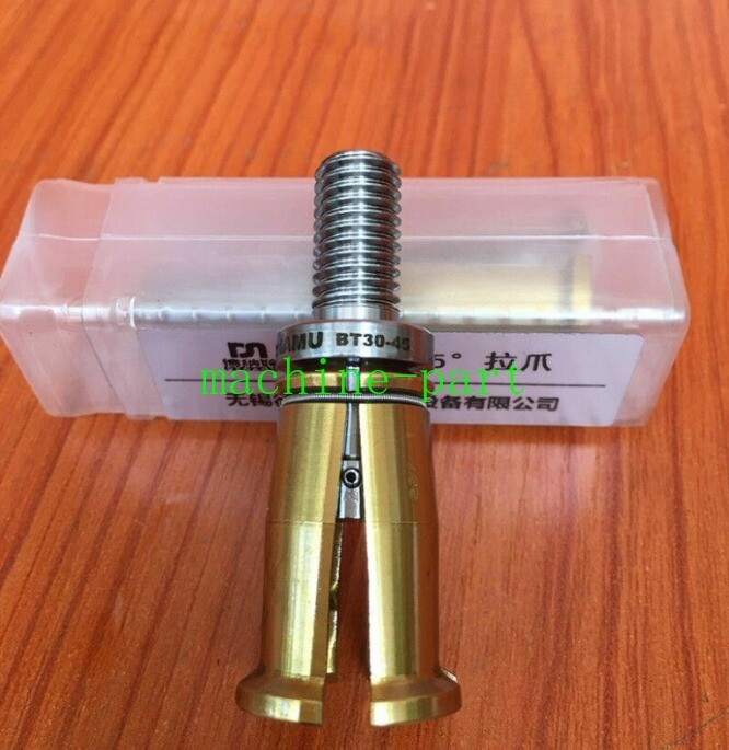 New 1Pc BT30 4 Petal Clamp Pull Claw CNC Spindle 45 Degree Outer Screw Pull