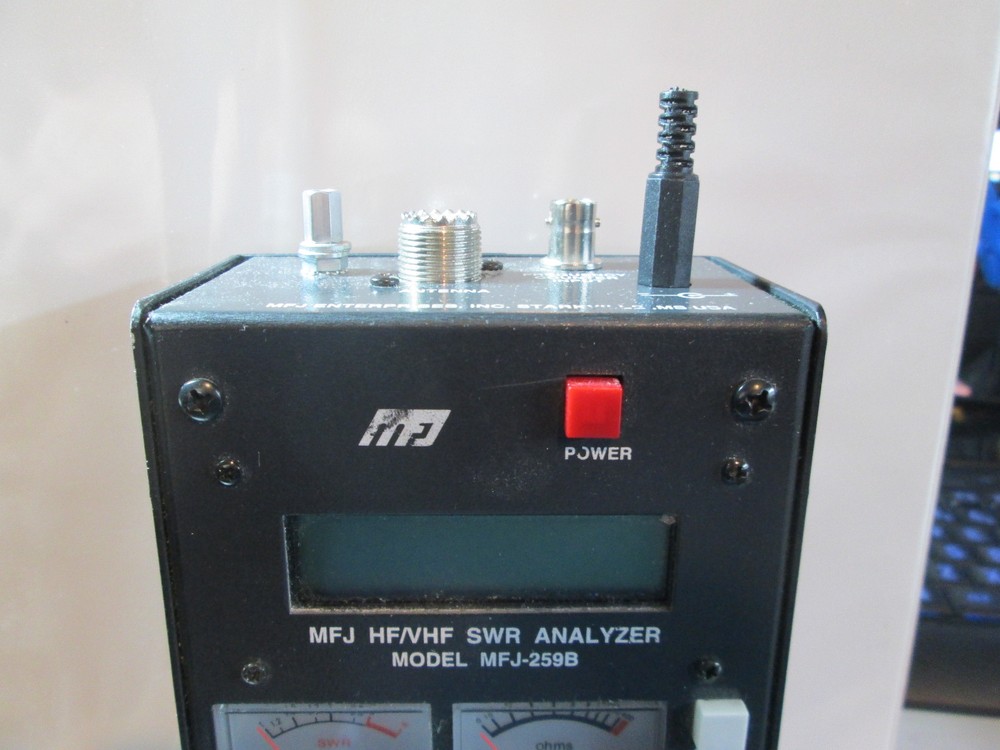 MFJ-259B HF/VHF SWR ANALYZER 12 VDC Plug Ham Radio
