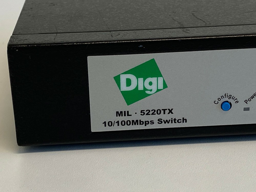Shelf1: DIGI MIL-5220TX 10/100MBPS SWITCH