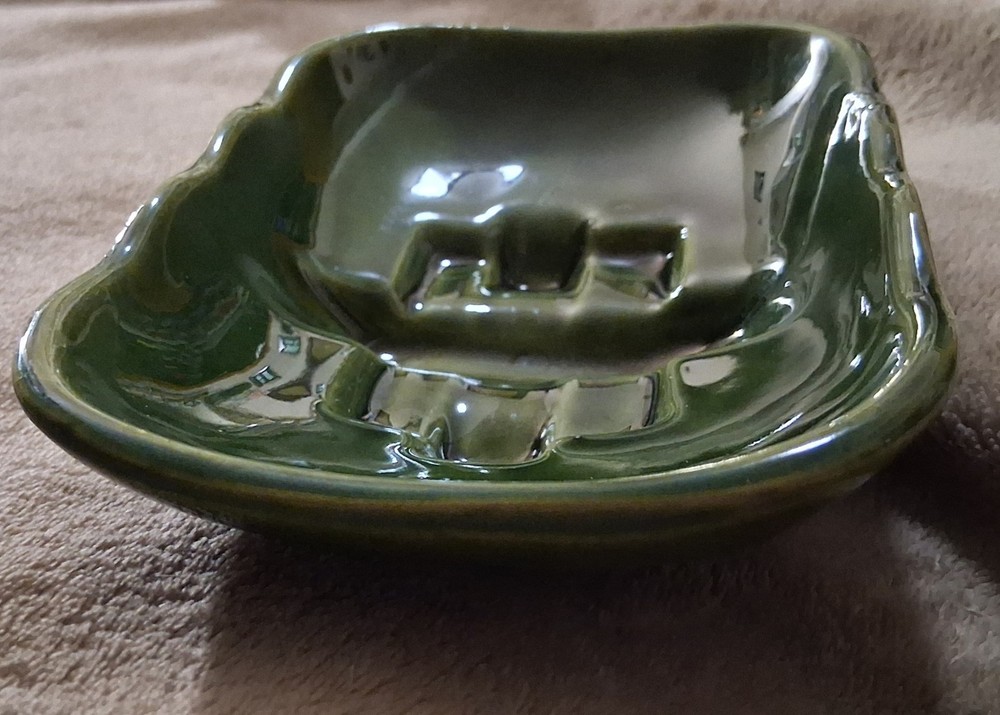 Vintage Collectible Signed McCoy Pottery Dish Pattern #1803