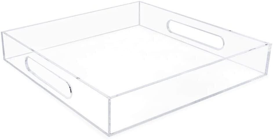 Isaac Jacobs Acrylic Tray with Cutout Handles