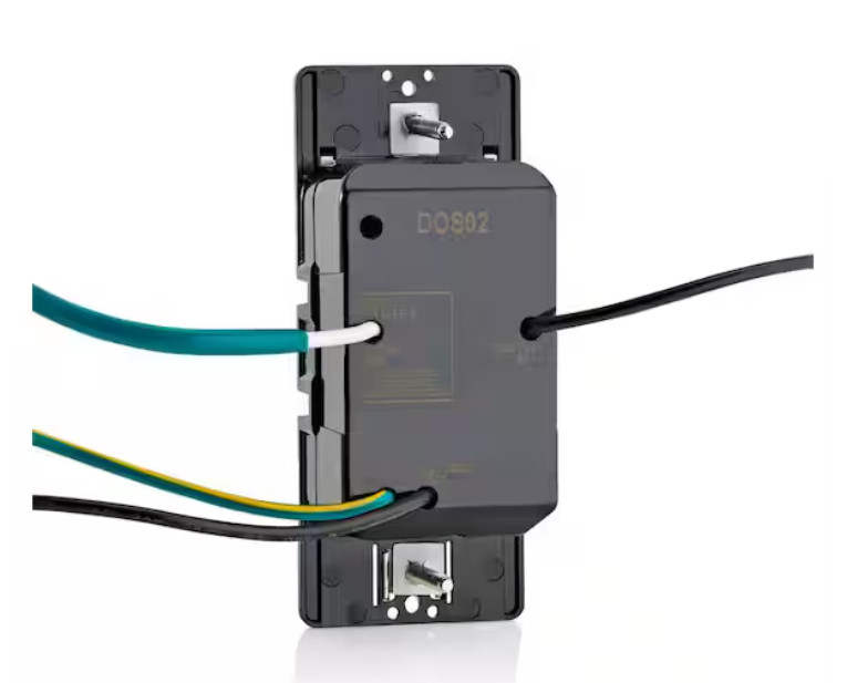 Leviton DOS02-1LW Decora Motion Sensor Light Switch Auto-On Single Pole White