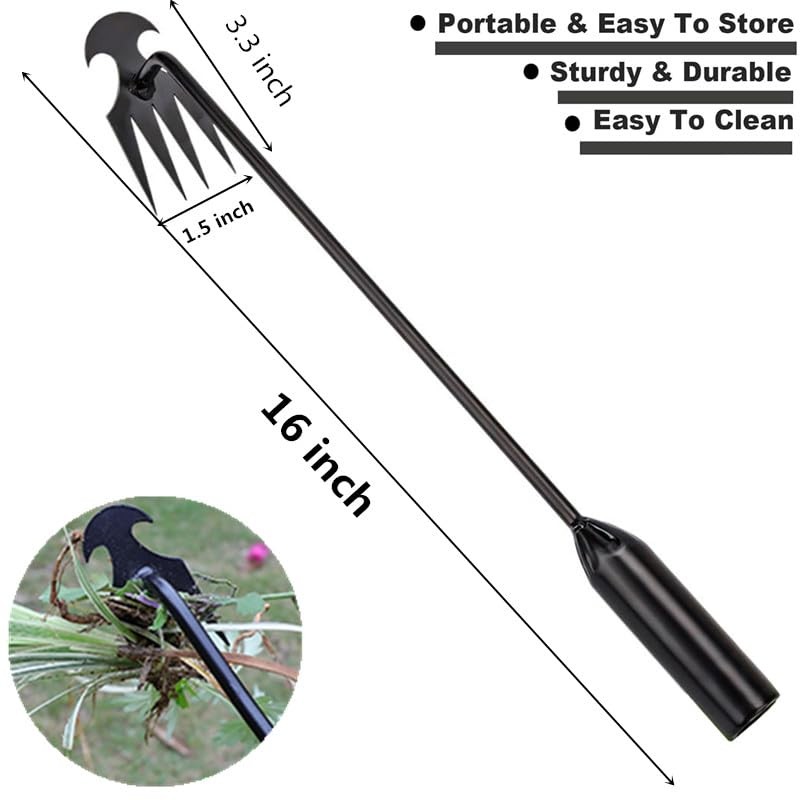 2pack Weed Puller Tool,Garden Weed Tool,Portable Garden Weeder Tool,Uprooting...