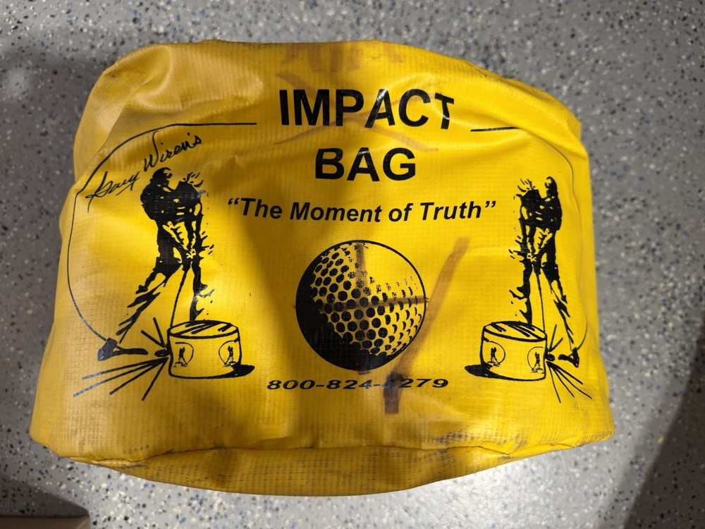 Dr Gary Wiren’s Golf Impact Bag Golf Swing Improve/Power Hitting - AIM training