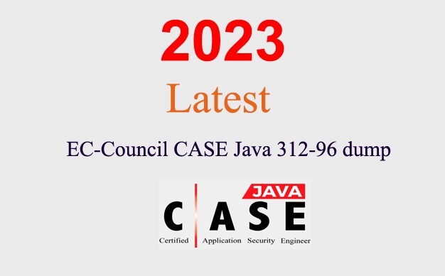 ECCouncil CASE Java 312-96 Q&A GUARANTEED (1 month update)