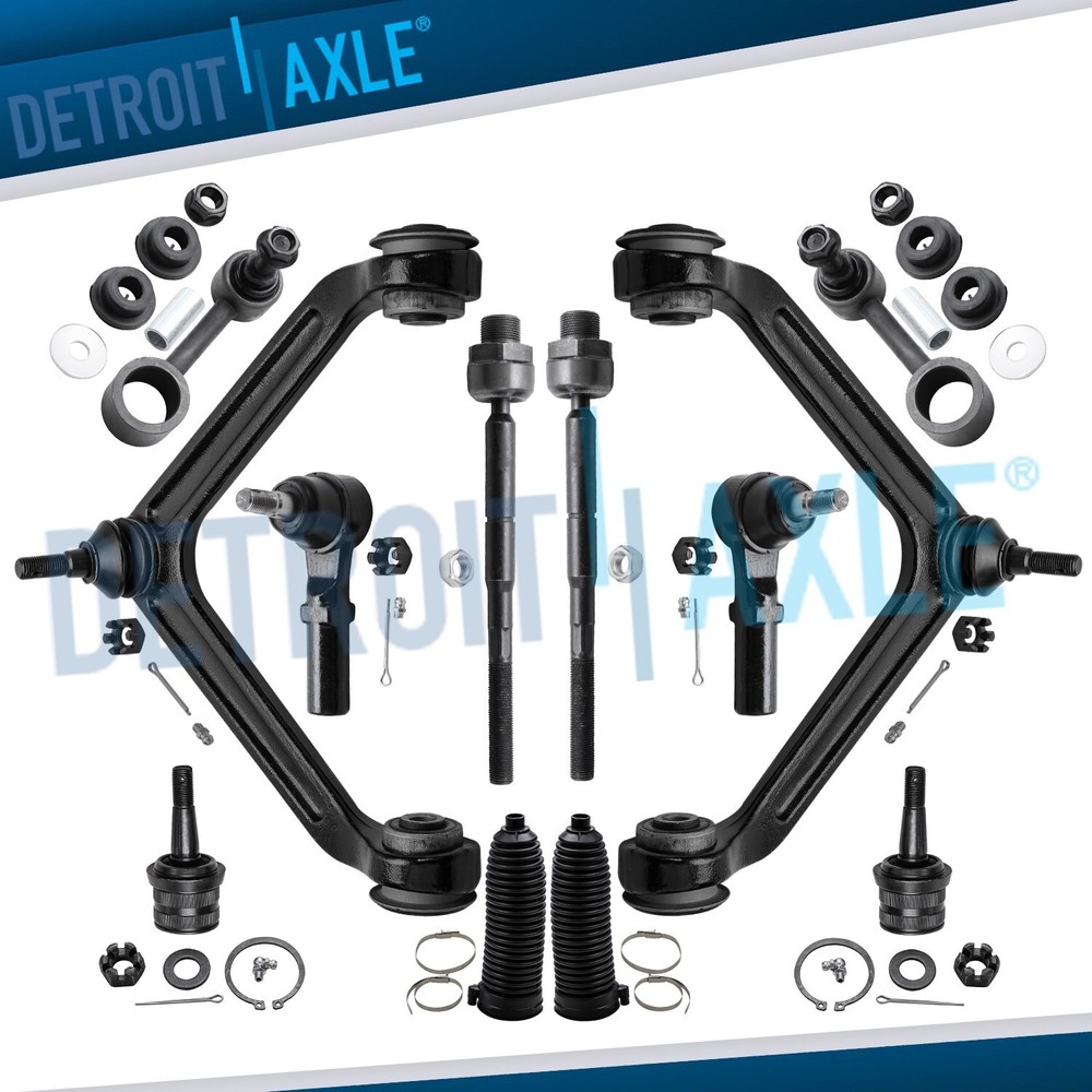 12pc Front Control Arm Ball Joint TieRod For 2004 - 2008 2009 Dodge Durango