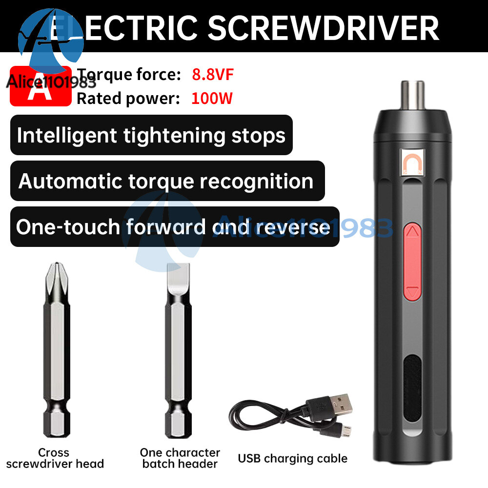 Electric Screwdriver Cordless Rechargeable Precision Screw Driver Multifunction