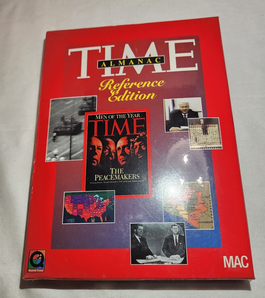 Time Almanac 1994 Reference Edition CD Apple Mac Computer VINTAGE SEALED RARE