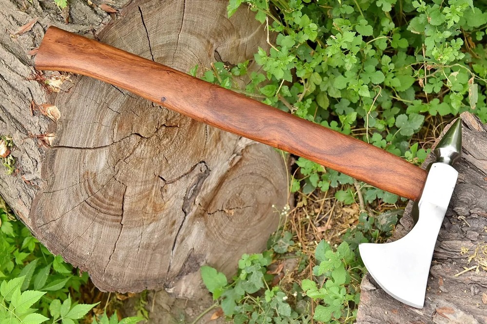High Carbon Steel TOMAHAWK AXE HATCHET AXE INTEGRAL Spike Axe CAMPING AXE
