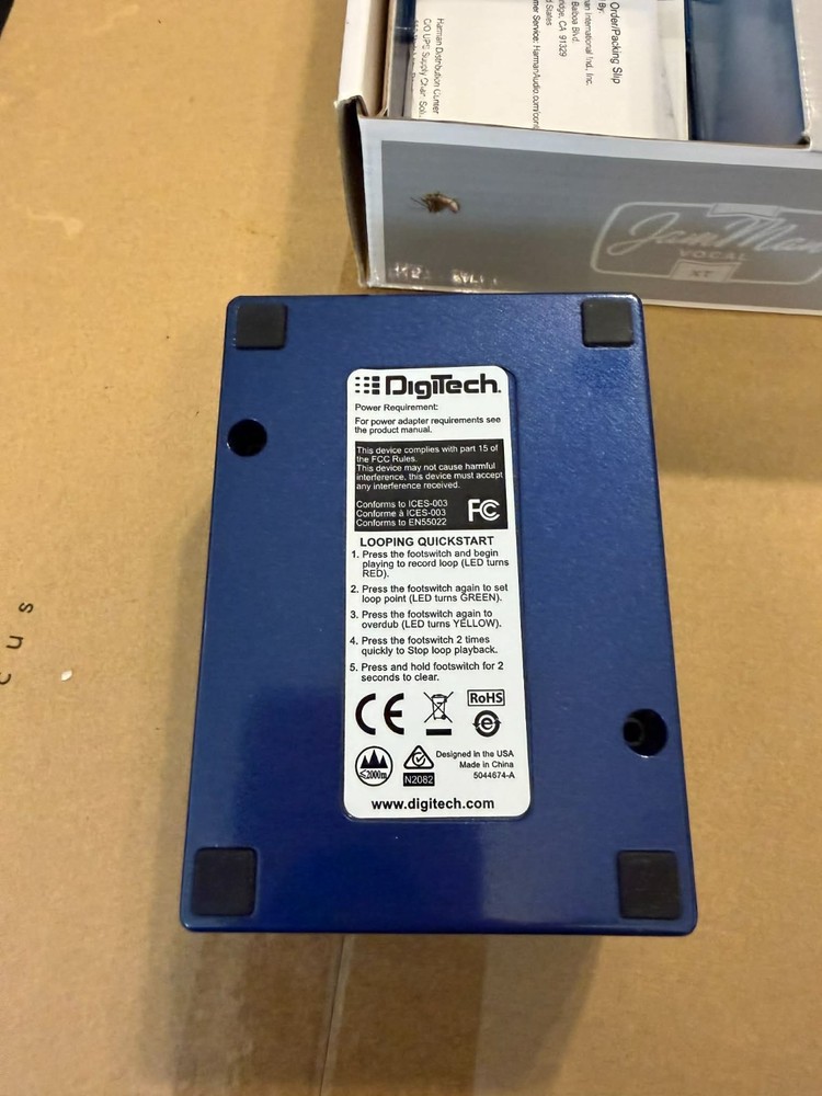 DigiTech  JamMan Vocal XT Looper New Make OFFER!!