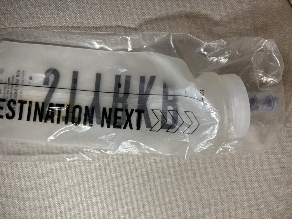 STYRKR Soft Water Bottle Running Flask White Pouch Hydration
