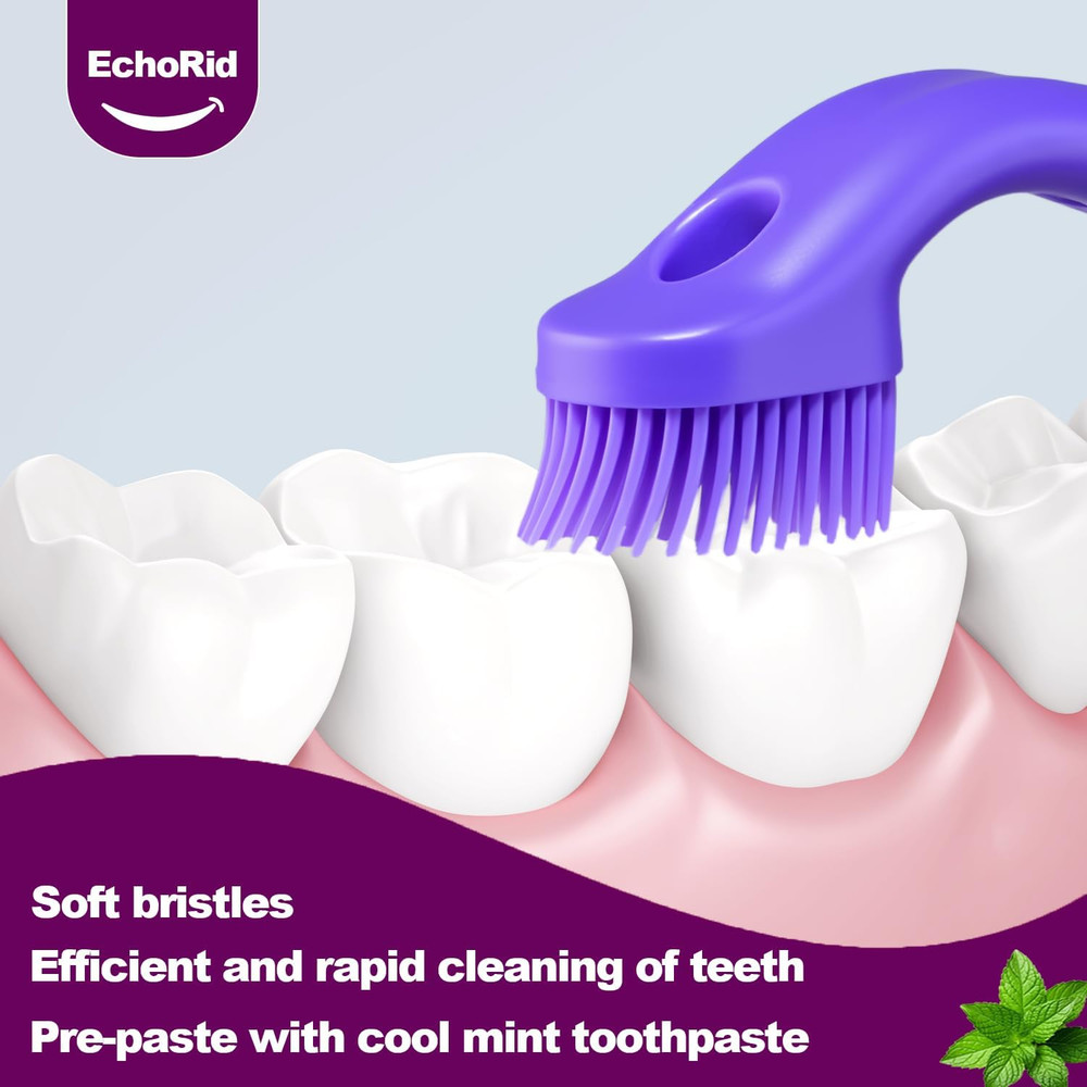 Mini Disposable Toothbrush, Pre-Pasted Toothbrushes with Toothpaste and Toothpic