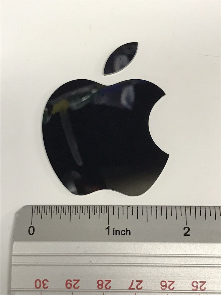 Apple Tablet Rear Black Emblem Turned Into Sticker.
