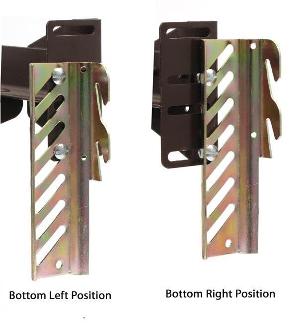 Bed Claw #69 Down Hook Bolt-On to Hook-On Conversion Bracket for Headboard
