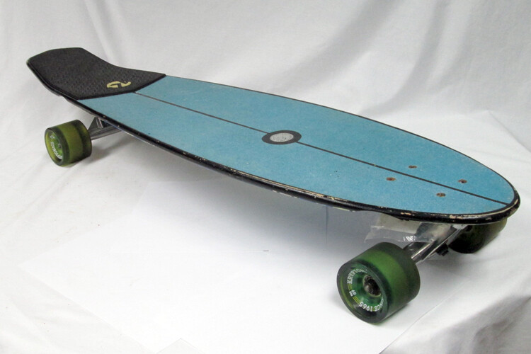 Kryptonics Aqua Skateboard Palm Tree Ocean Theme Wheels 69mm AS-IS