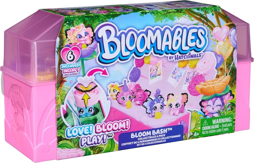 Interactive Bloomables Set with 6 Figures, Terrarium & Transforming Dance Floor