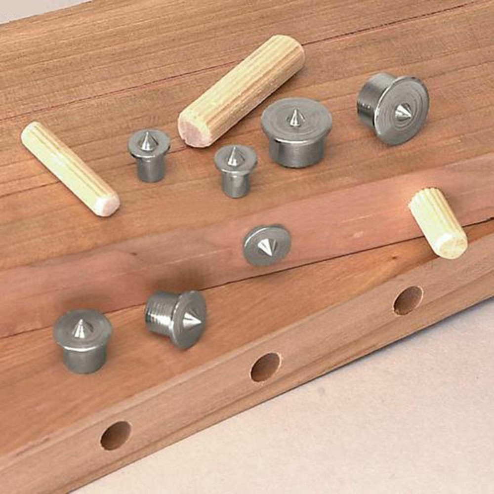 New High Quality Dowel Centre Point Dowel Centers 8Pcs Solid 8mm 8pcs/Set