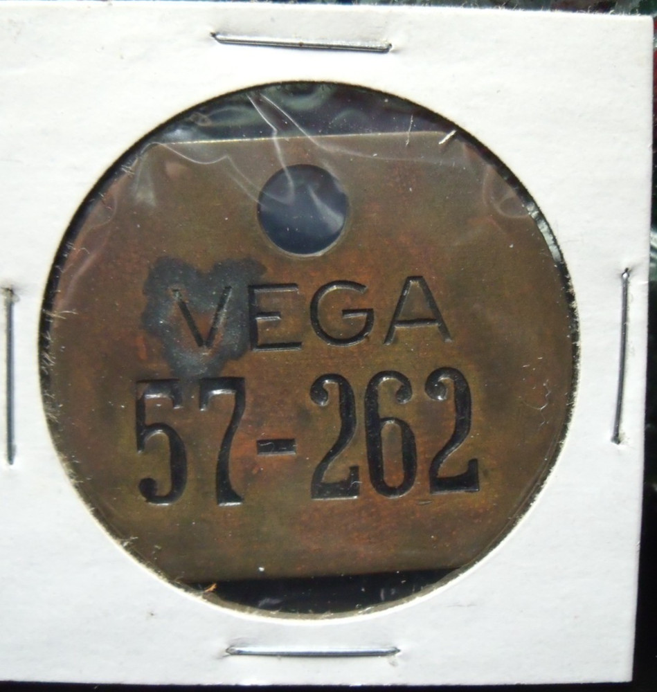 VEGA TOOL TAG   #   57 - 262