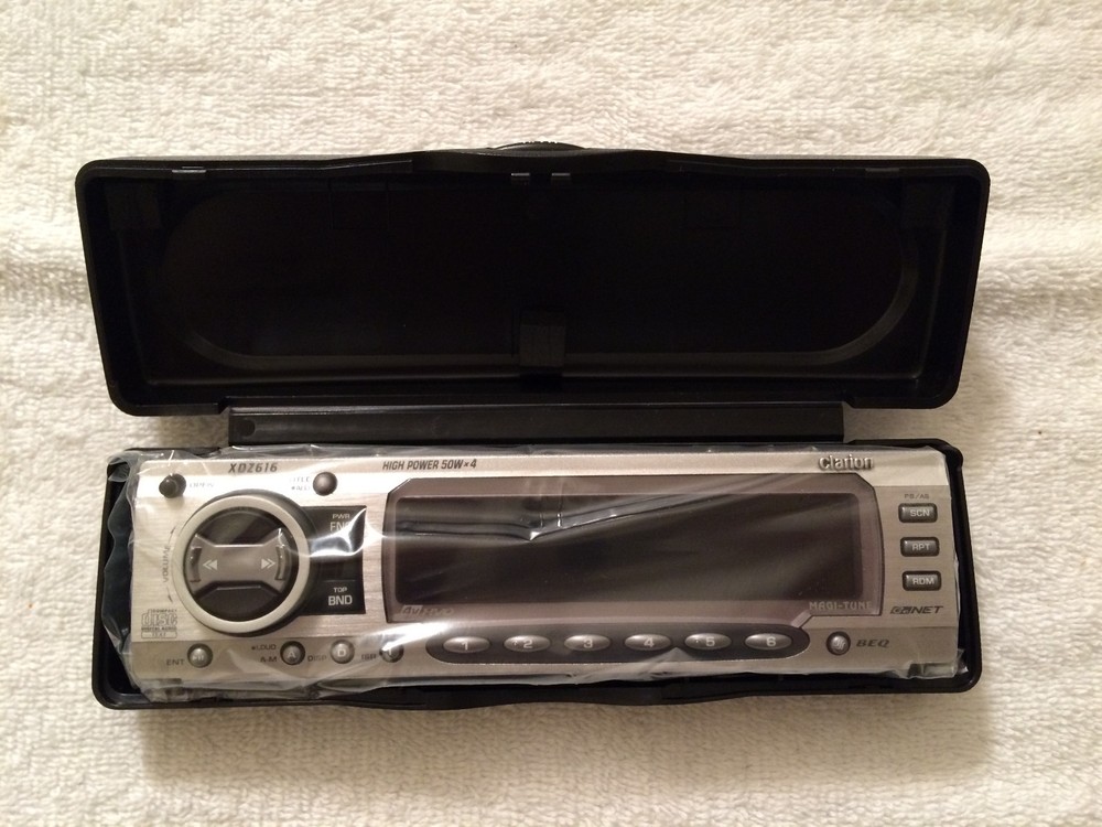 DCP-349 Faceplate XDZ616 Clarion Replacement ONLY New w/ Plastic Case