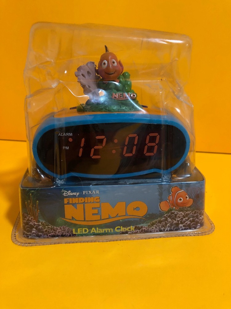 Finding Nemo LED Alarm Clock - New