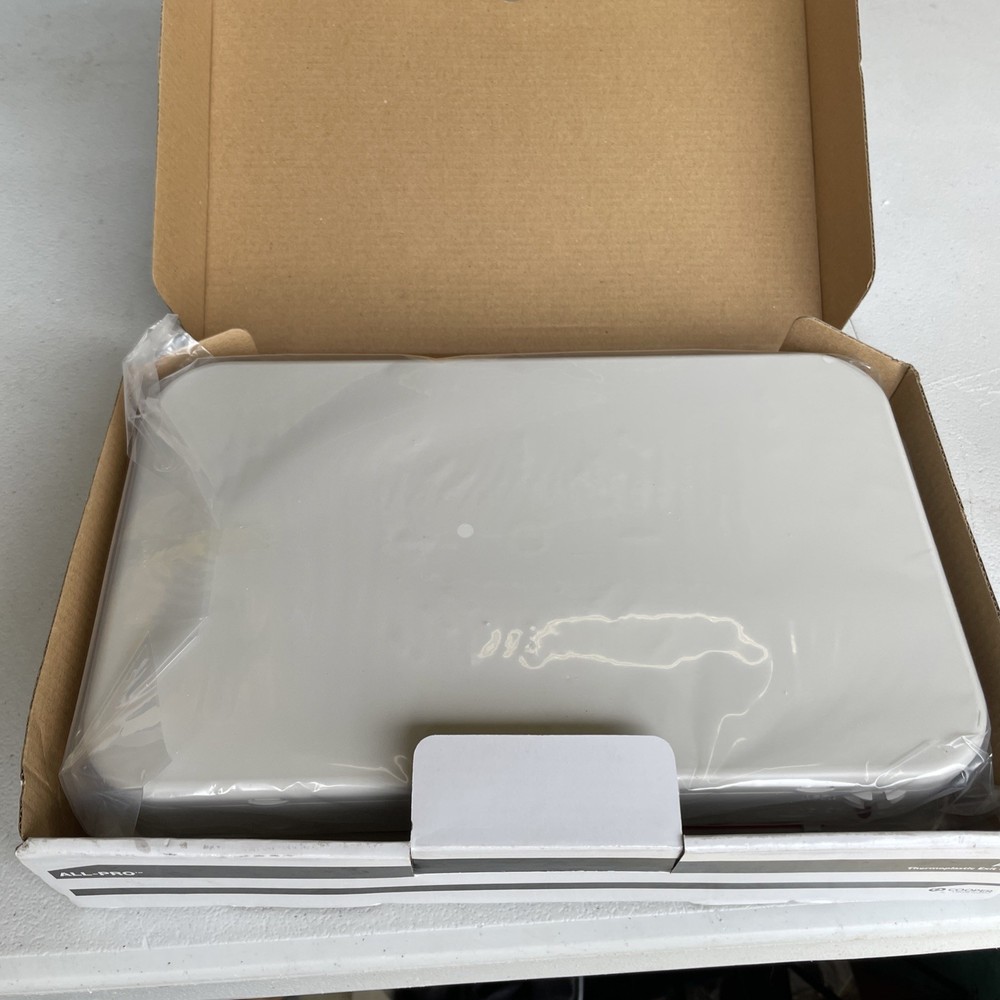 All Pro White Thermoplastic AC LED Exit Sign (Wall, Ceiling or End Mount)