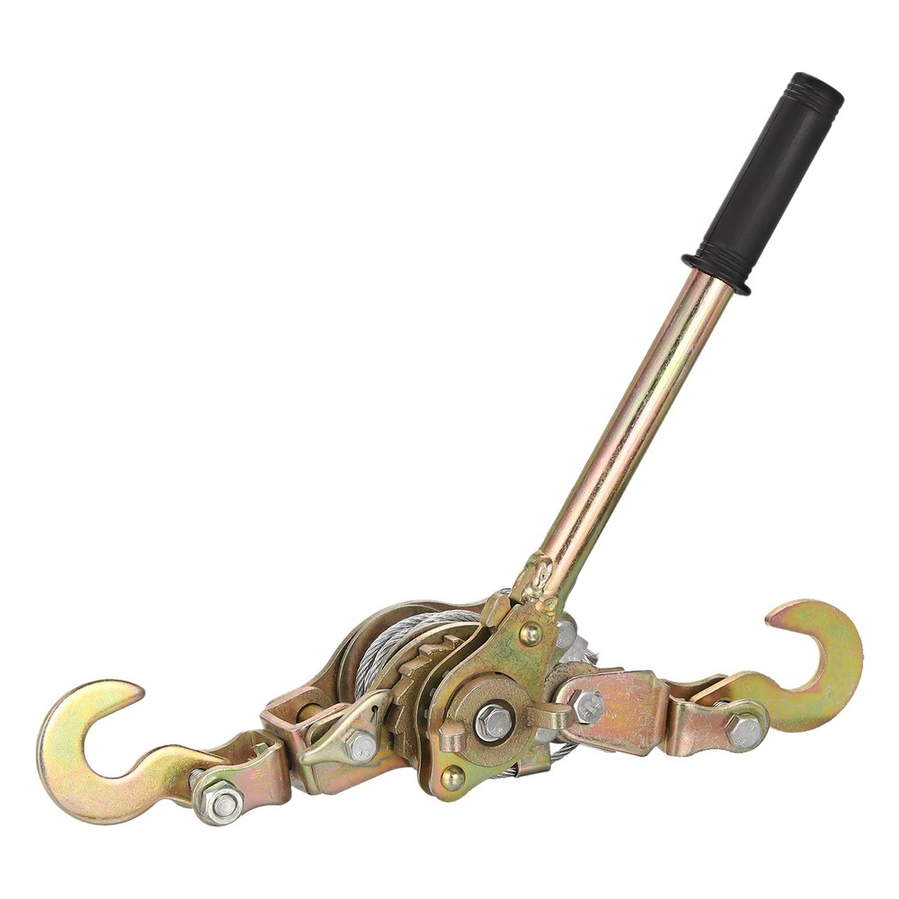 Come Along Winch,1 Ton Winch Hand Cable Puller with 2 Hooks