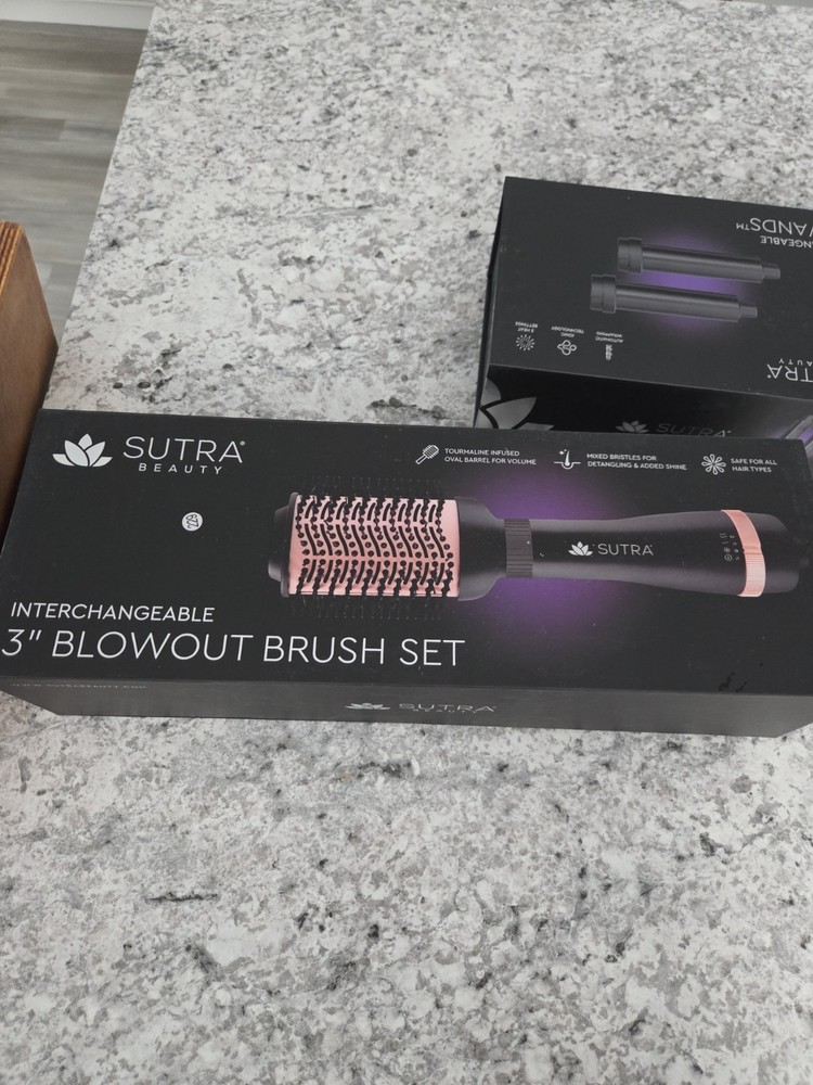 Sutra 3" Interchangeable Blowout Brush Dryer Infrared Ionic Ceramic Lightweight