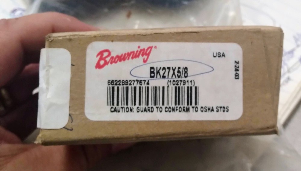 Browning, BK27X5/8, Fixed Pitch Sheave