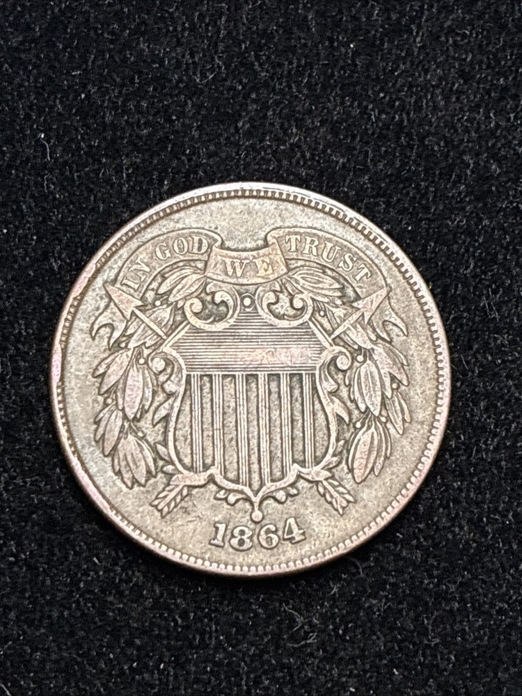 1864 2 Cent Two