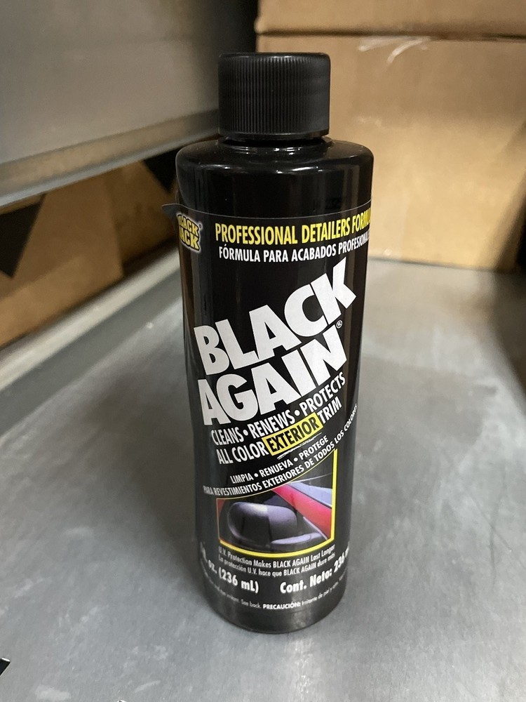 BLACK AGAIN EXTERIOR TRIM (8 OUNCES)