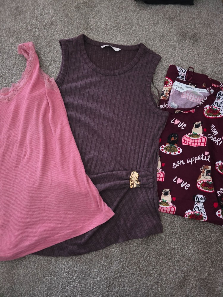 Womens Purple and Pink Clothes Bundle