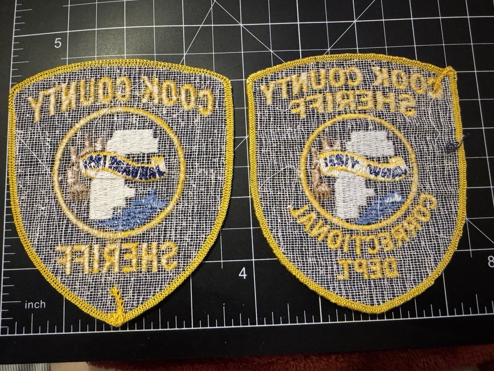 2 Cook County Illinois Historic Patches
