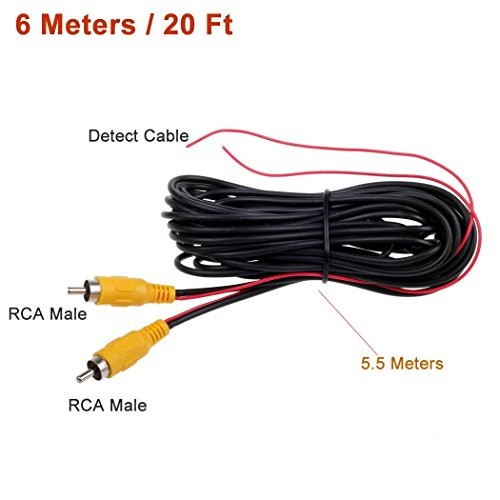 Backup Camera, Hole Drilling 22.5mm Car Auto Backup Camera Cam Screw Bumper