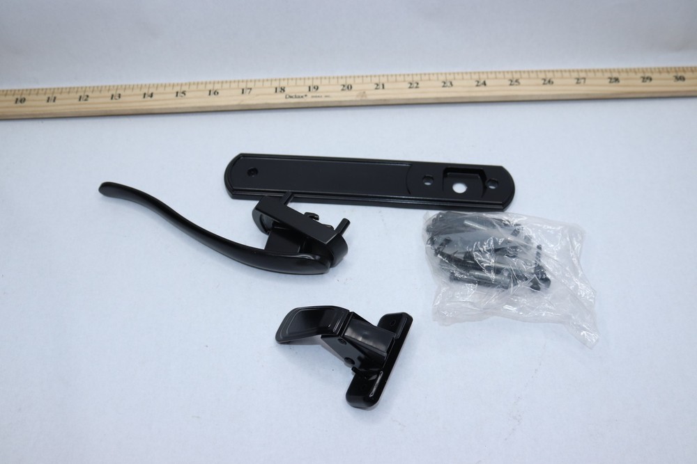 Wright Products Brookfield Black Surface Mount Latch