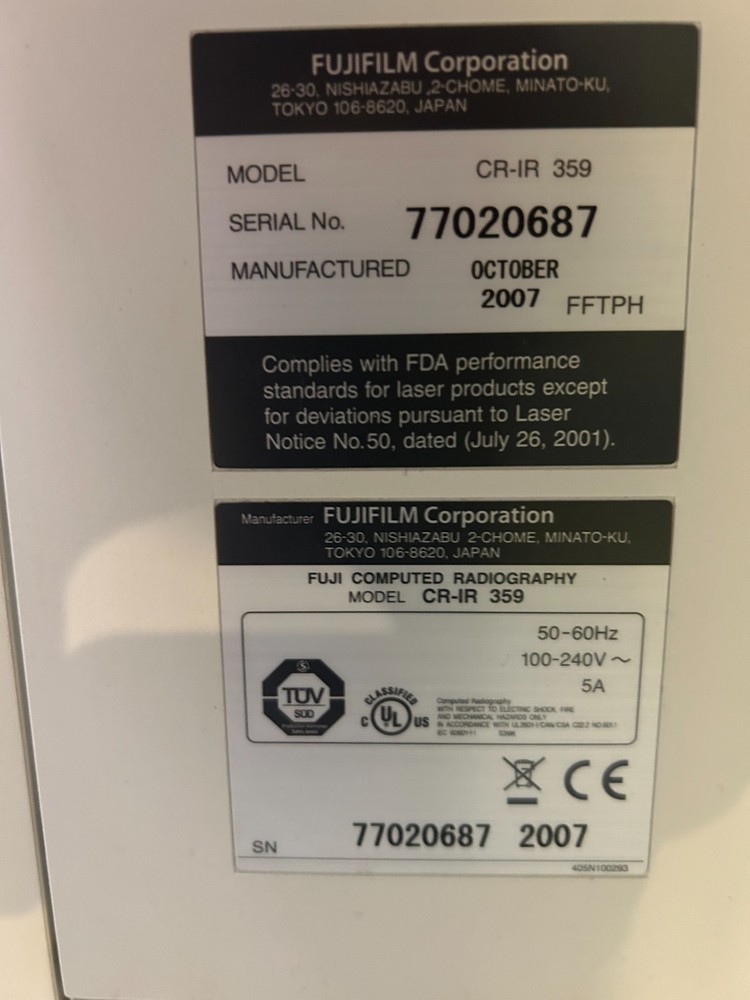 Fuji Carbon XL-2 CR Imaging System