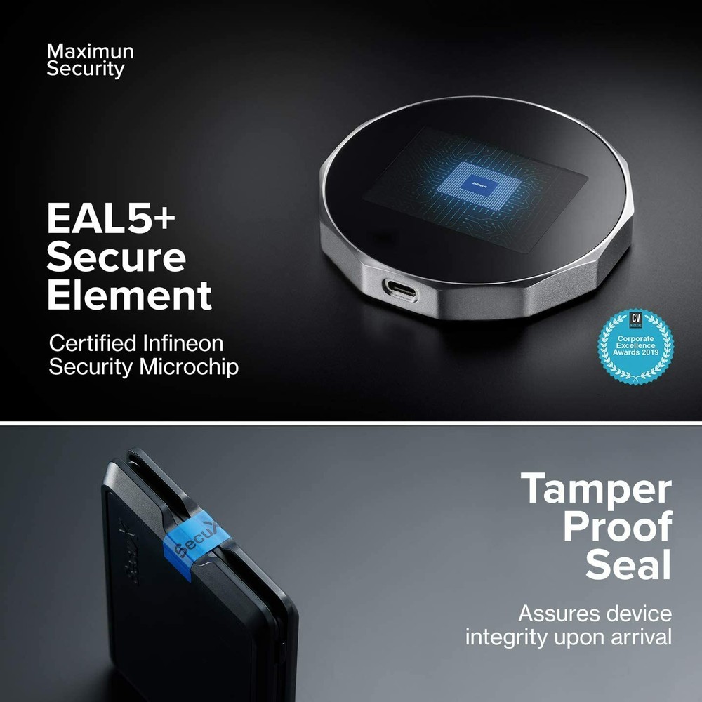 SecuX V20 Most Secure Crypto Hardware Wallet with Bluetooth