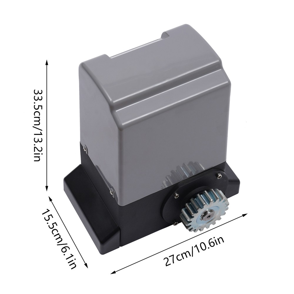 Automatic Sliding Gate Opener Rack Driven with 2 Remotes 3968LBS 1400r/min