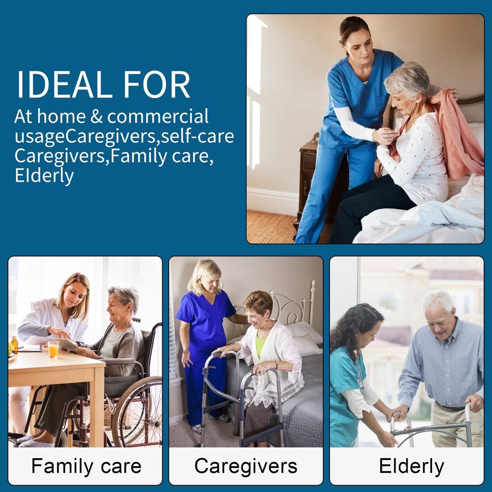 SAMEKY Commode Liners with Absorbent Pads | 1 Count (Pack of 100)