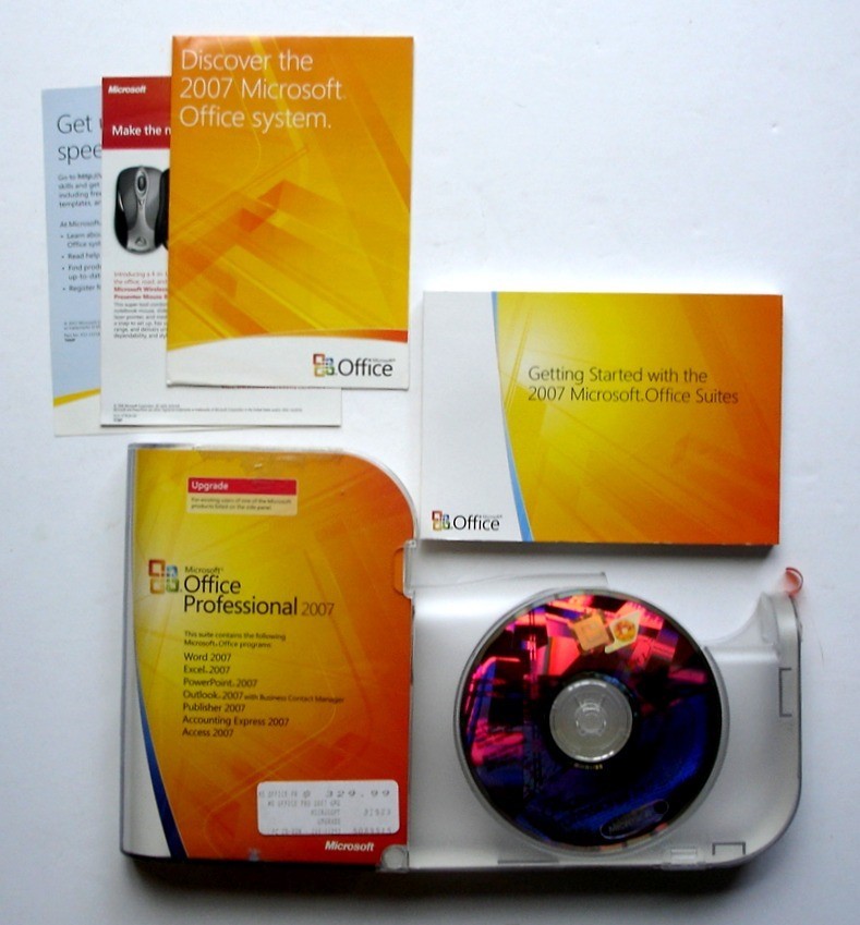 Microsoft Office Professional 2007, Upgrade Version w/ Key