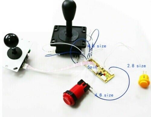 10pcs Arcade push button cable HAPP style SANWA button switch wires