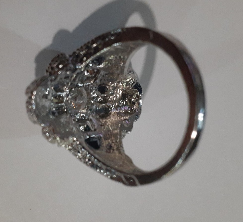 925s Costume Jewelry Ring Size 9