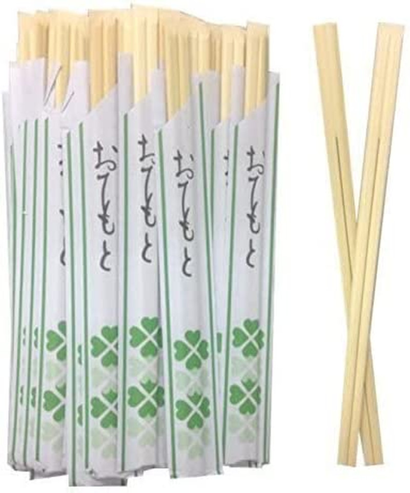 Solid No Splinter Chopsticks 40 Pairs | Individually Wrapped Disposable Wooden C