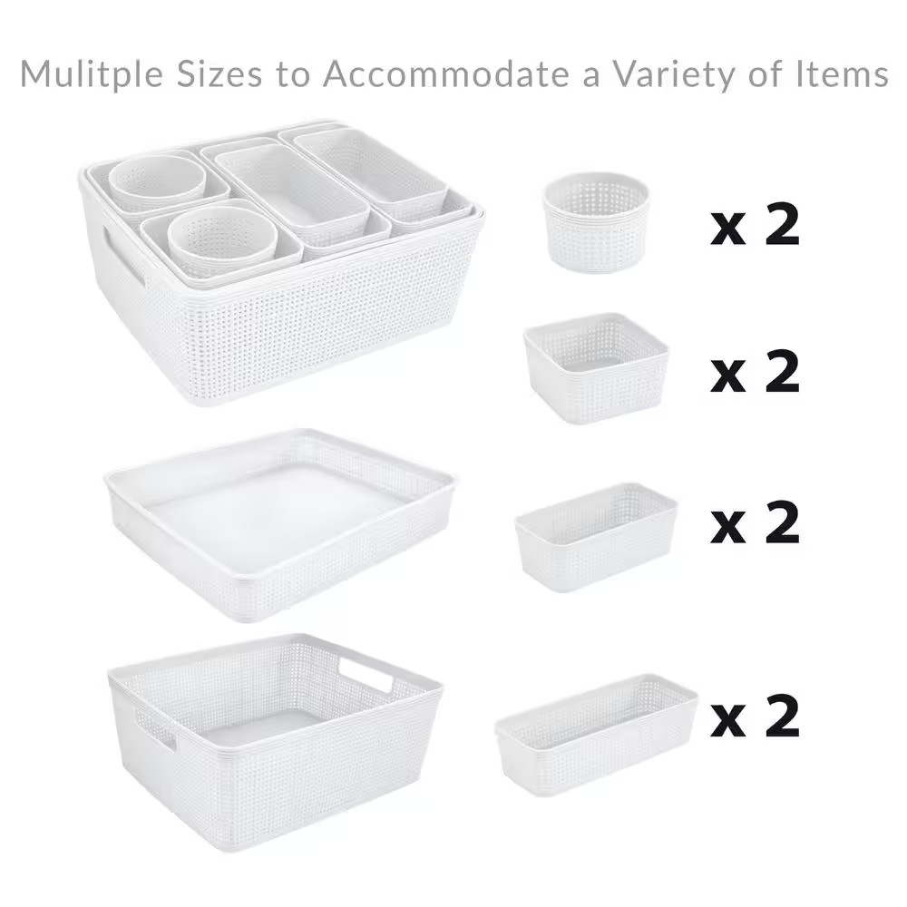 White Organizing Set (10-Pack)